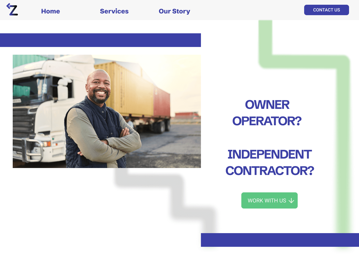 ZB Trucking career page