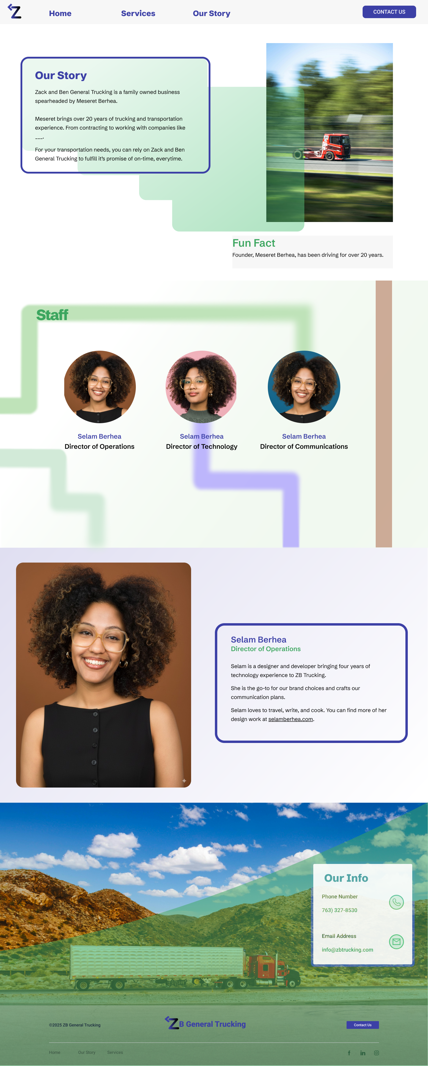 About Us mockup